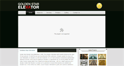 Desktop Screenshot of goldenstarelevators.com
